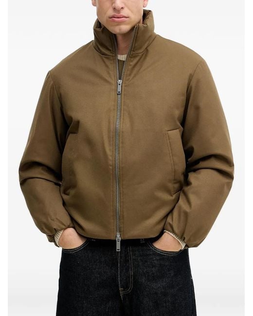 Sisley Brown Zip Jacket for men