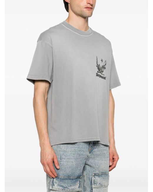 Represent Katoenen T-shirt in het Gray voor heren