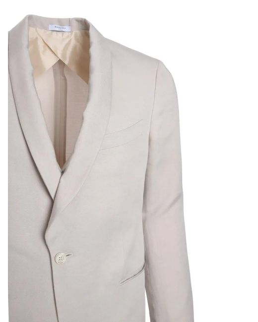 Boglioli White Buttoned Blazer for men