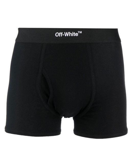 Off-White c/o Virgil Abloh Cotton Helvetica Boxer Shorts Pack Of Three ...