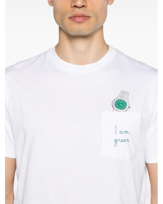 Mc2 Saint Barth White Austin Cotton T-shirt for men