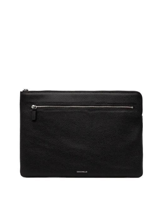 Coccinelle Leren Laptoptas in het Black voor heren