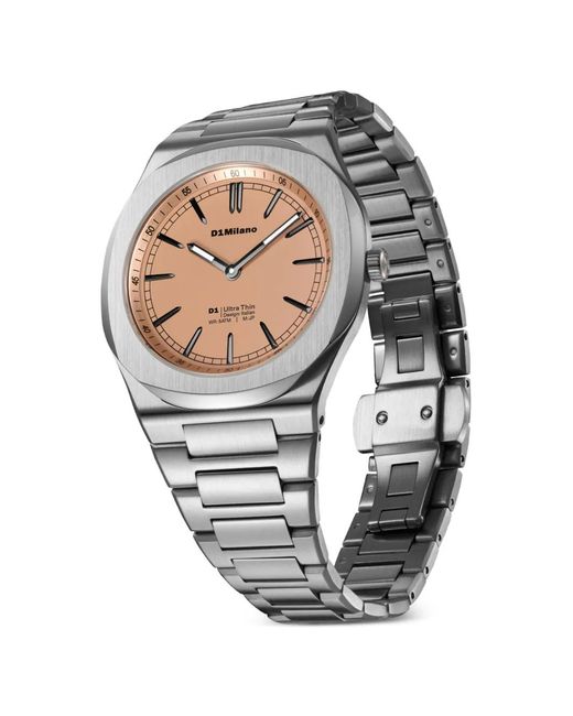 D1 Milano Natural Ultra Thin 39Mm Watch for men