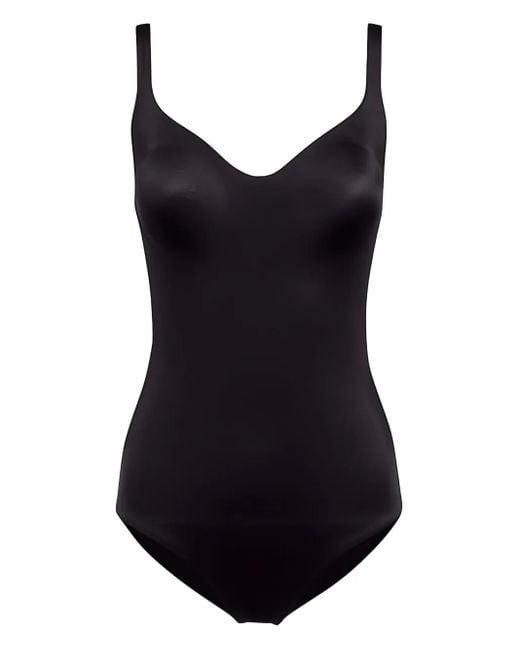 Wolford Black V-Neck Bodysuit