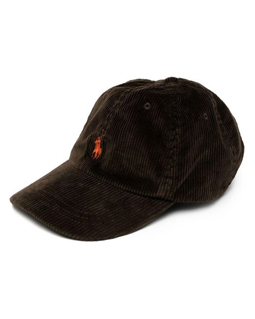 Polo Ralph Lauren Logo-embroidered Corduroy Cap in Brown for Men | Lyst  Canada