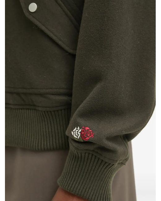 Les Deux Green Buttoned Patch-Pocket Jacket for men