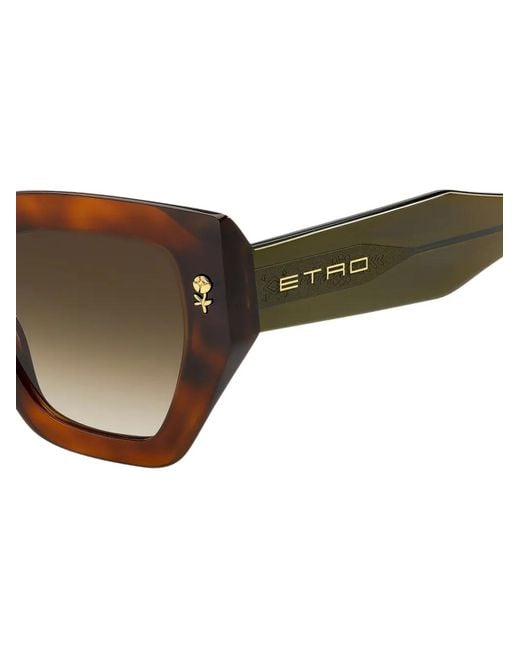 Etro Brown Cat-Eye Sunglasses