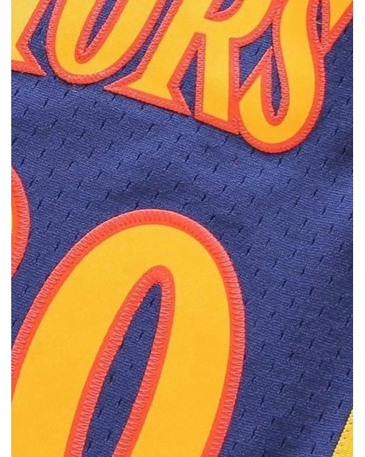 Mitchell & Ness Blue X Nba Stephen Curry Swingman Road Jersey for men
