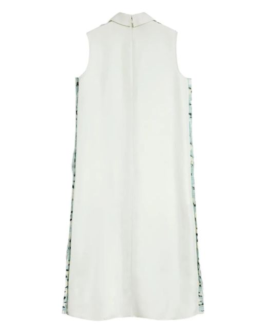 Jil Sander Fringe-detailing Midi Dress Green