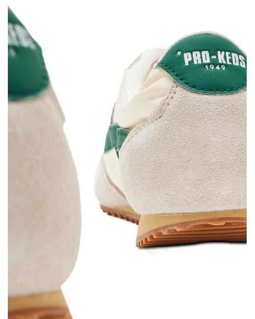 Pro Keds Green Racer 77 Striped Sneakers