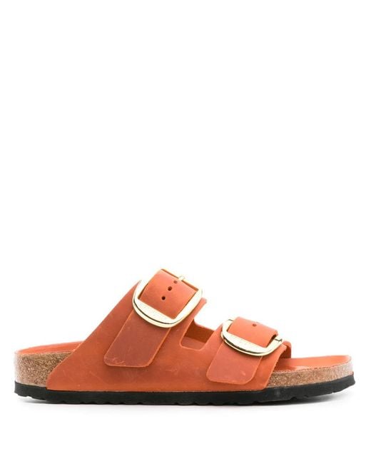Birkenstock Orange Arizona Big Buckle Sandals