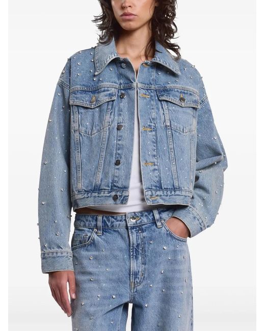 Hogan Blue Cotton Jacket