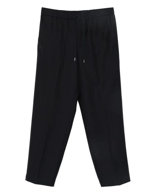 Costumein Black Drawstring-Waist Trousers for men
