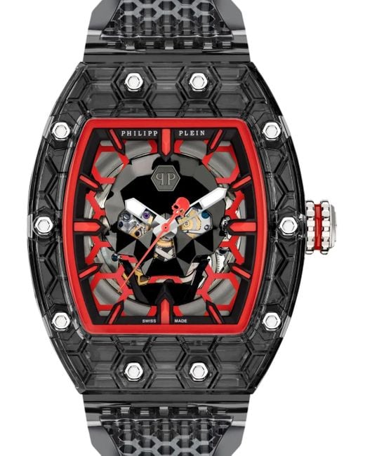 Philipp Plein Red Crypto King Cry$Tal Ghost Watch for men