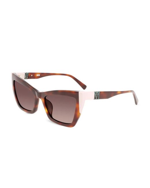 MCM Brown Tortoiseshell-Detail Sunglasses for men