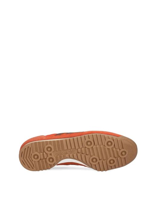 Adidas Orange Baskets À Patch Logo