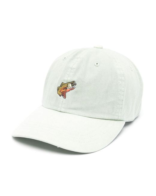 Filson White Low Profile Embroidered-motif Baseball Cap for men