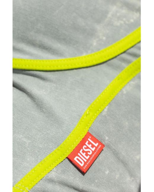 Top T-Wow sin mangas DIESEL de color Yellow