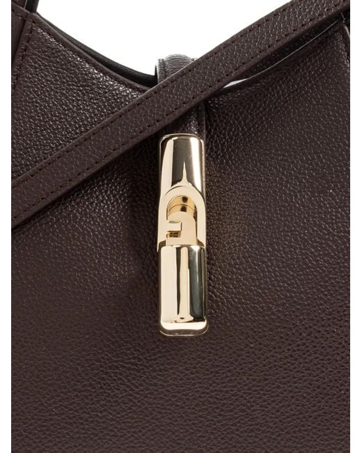 Furla Brown Small Goccia Tote Bag
