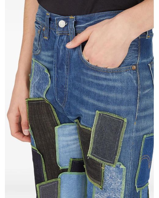 DRx FARMAxY FOR LN-CC Blue X Levi's Patchwork Jeans