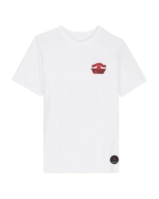 Nike White Graphic-Print T-Shirt