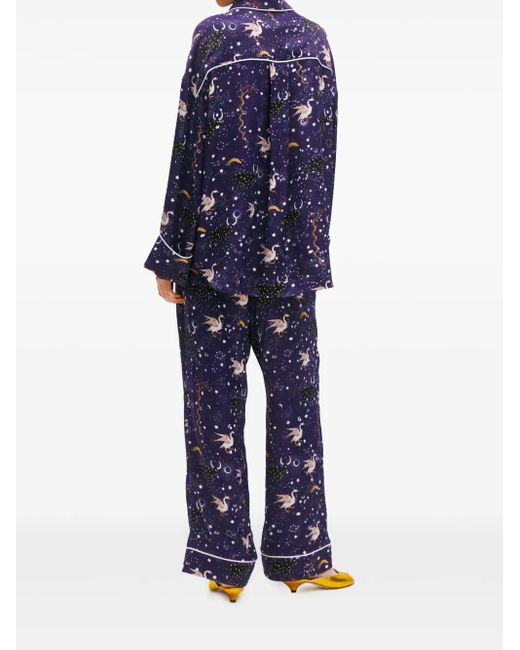 Sleeper Blue Pastelle Shirt