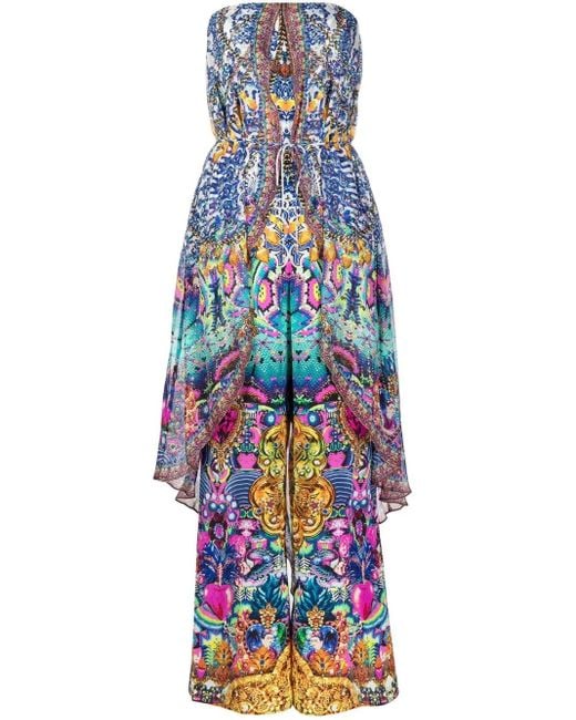 Camilla ストラップレス ジャンプスーツ White