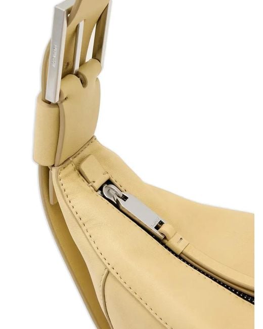 AllSaints Metallic Luna Slouchy Leather Crossbody Bag