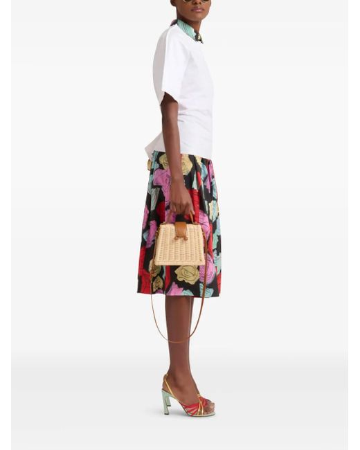 Marni Natural Ratan Mini Bag