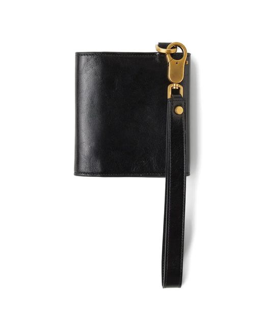 Versace Black Roomy Leather Wallet