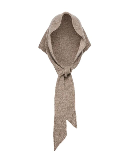 Magda Butrym Natural Knitted Tie Scarf