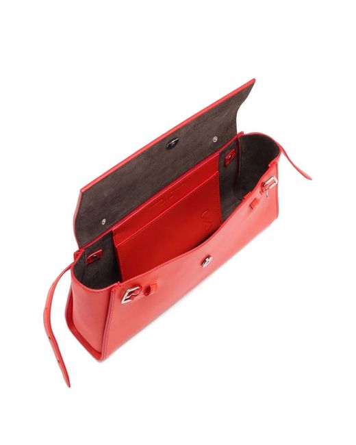 Proenza Schouler Red Tate Leather Clutch Bag