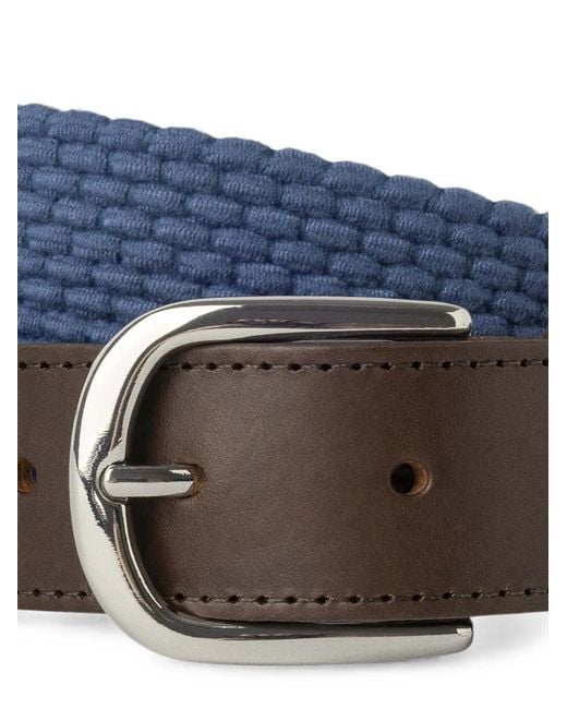 Hackett Blue Ceinture Parachute Tressée for men