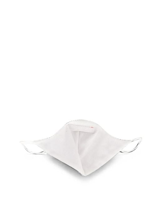Isaia Purple Check-Pattern Face Mask for men