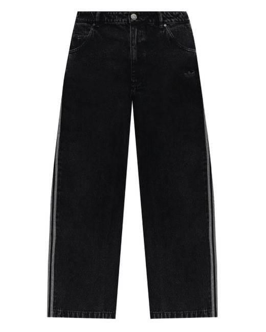 Adidas Blue 3-Stripes Jeans