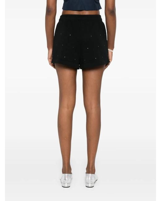 Mc2 Saint Barth Cotton Shorts Black