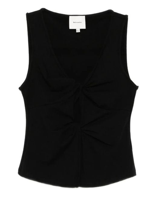 Reformation Tefi Top in het Black