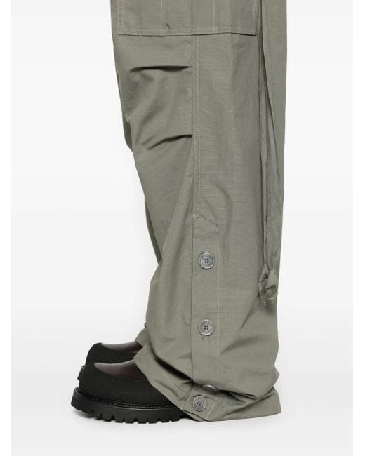 メンズ Reese Cooper Wide-leg Cargo Trousers Gray