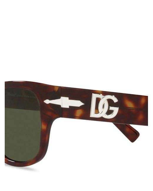 Persol Brown Tortoiseshell Rectangle-Frame Sunglasses for men