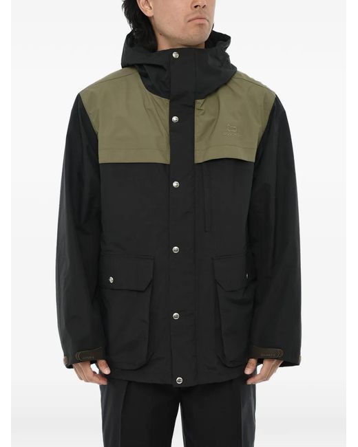 Woolrich Black Freedom Hooded Parka for men