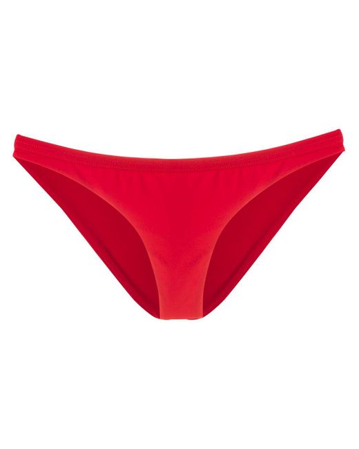 Haight Leila Low-rise Bikini Bottoms in Red | Lyst