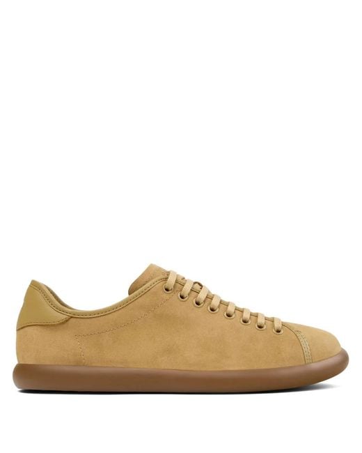 Camper Brown Pelotas Soller Leather Sneakers for men