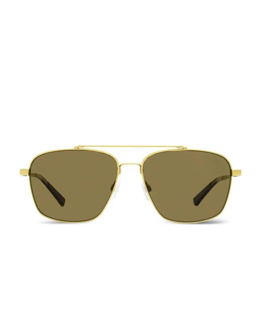 メンズ Shinola パイロット サングラス Green