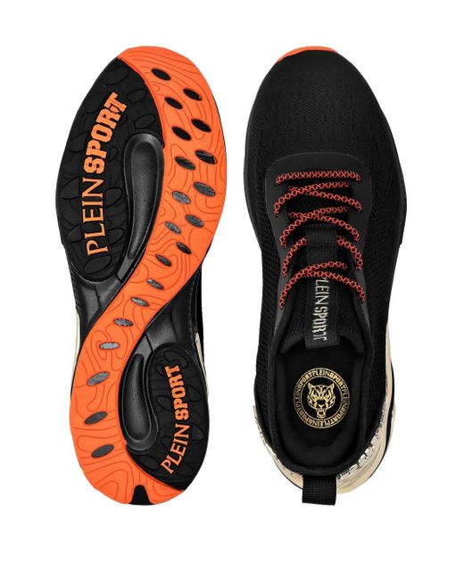 Philipp Plein Black Runner Ps Sneakers