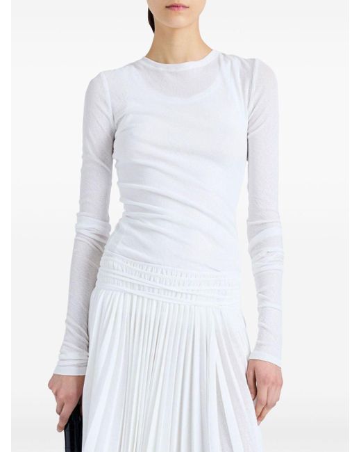 Proenza Schouler White Roger Layered Top