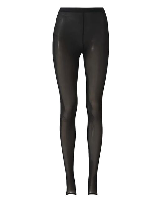 Wardrobe NYC Black Semi-Sheer Leggings