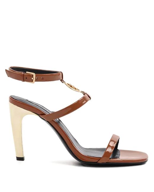 Karl Lagerfeld Pink Belvia Strappy High-Heel Sandals