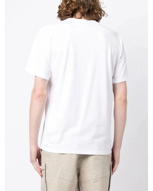 Undercover White Cartoon-Print Cotton T-Shirt for men
