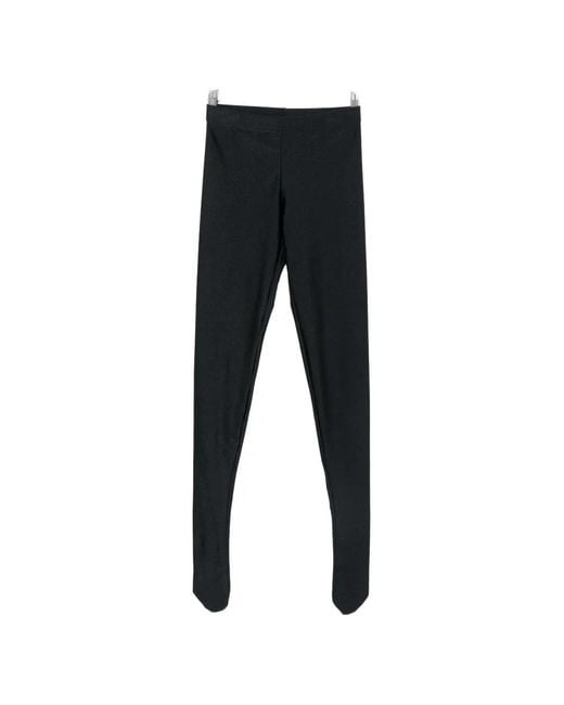 THE M.. Black Straight-Leg Leggings