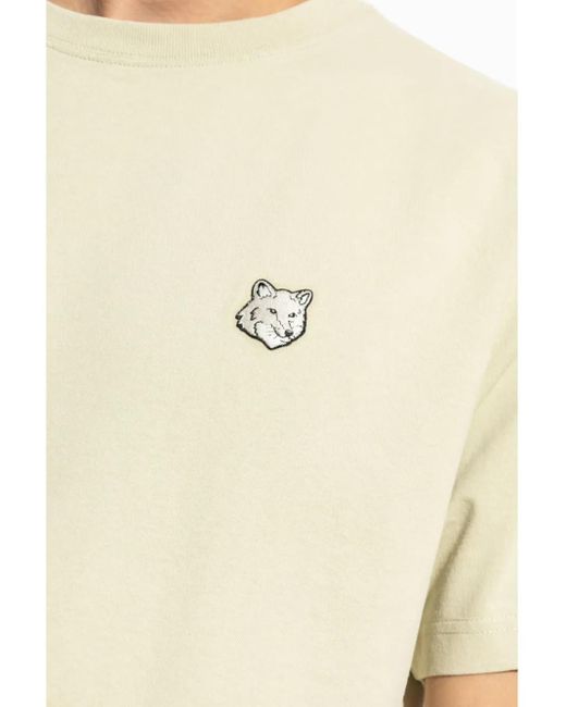 Maison Kitsuné Natural Bold Fox Head T-Shirt for men